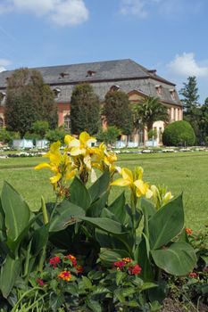 Orangerie garden in Darmstadt (Hesse, Germany)