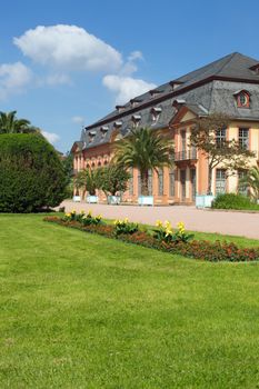 Orangerie garden in Darmstadt (Hesse, Germany)