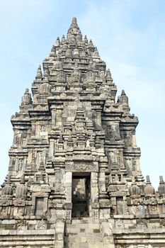 Prambanan or Candi Rara Jonggrang is a Hindu temple compound in Java, Indonesia, dedicated to the Trimurti: the Creator (Brahma), the Preserver (Vishnu) and the Destroyer (Shiva)