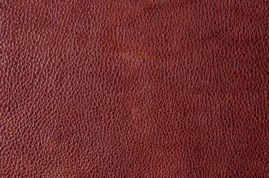Brown leather texture closeup. Useful as for background.