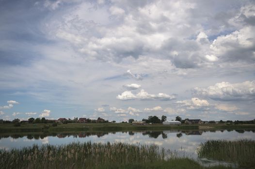 blue sky, natural clouds, nature series