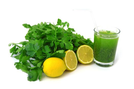 parsley and lemon juice to oil calore,lemon and parsley health