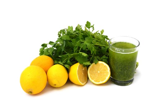 parsley and lemon juice to oil calore,lemon and parsley health