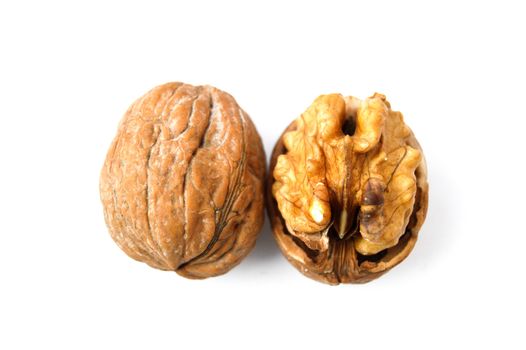 separated from the shell pecans