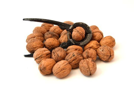 shelled walnuts, walnut and walnut cracking tool