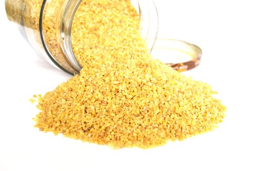 Turkish yellow bulgur pictures for rice and stuffed foods