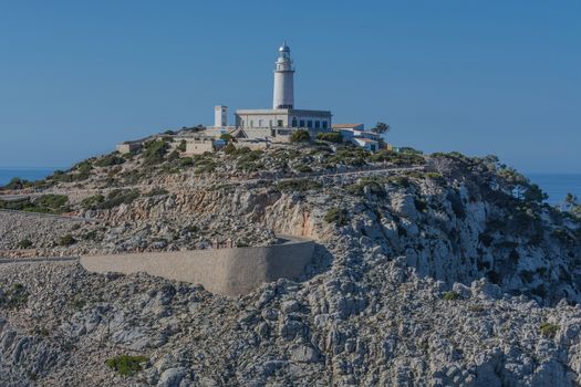The lighthouse Formentor on the island of Majorca, Spain