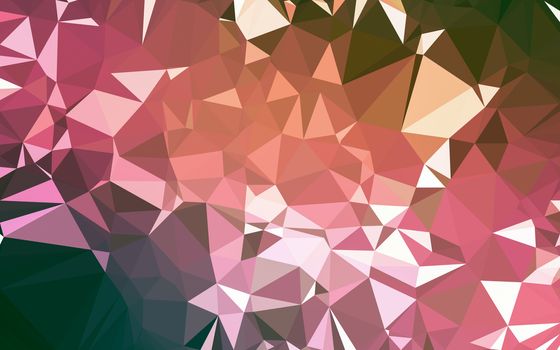 Abstract low poly background, geometry triangle, mosaic pastel color background