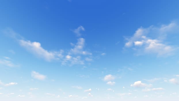 Cloudy blue sky abstract background, blue sky background with tiny clouds, 3d rendering

