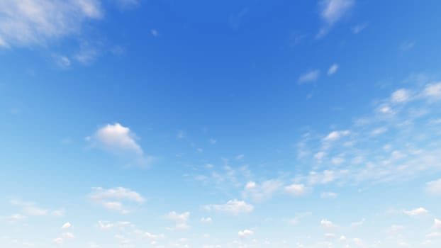 Cloudy blue sky abstract background, blue sky background with tiny clouds, 3d rendering

