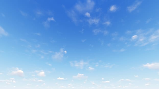 Cloudy blue sky abstract background, blue sky background with tiny clouds, 3d rendering

