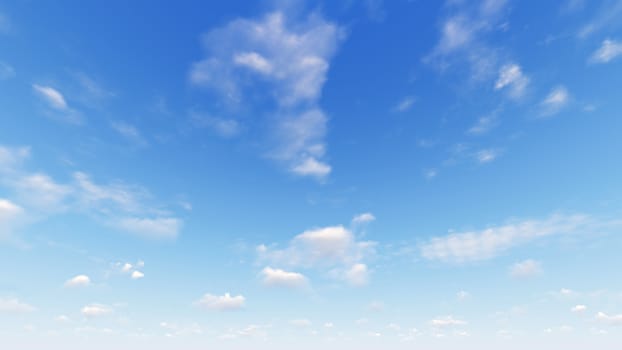 Cloudy blue sky abstract background, blue sky background with tiny clouds, 3d rendering

