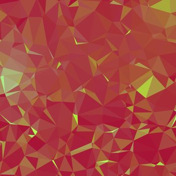 Abstract 3d red polygonal and low poly background. Background with red triangles.