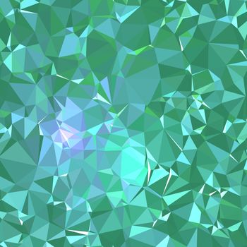 Abstract 3d green polygonal and low poly background. Background with green triangles.