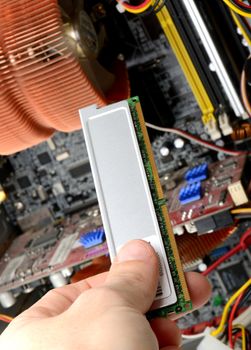 Hand installing ram memory upgrade