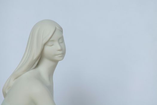 young girl with closed eyes Sculpture