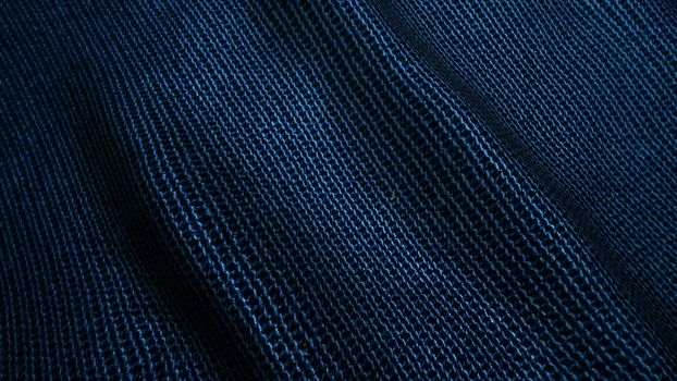 dark blue high quality jeans texture,moving waves. Nature texture