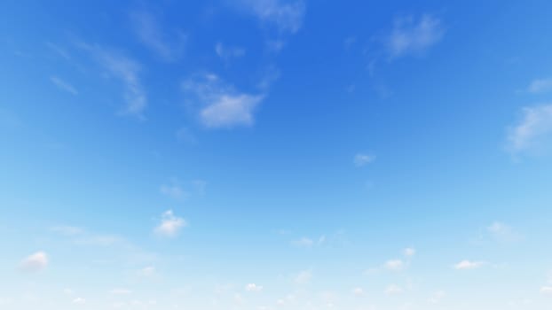 Cloudy blue sky abstract background, blue sky background with tiny clouds, 3d rendering

