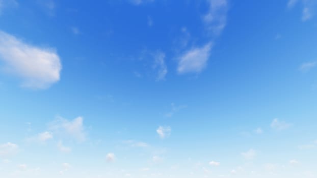 Cloudy blue sky abstract background, blue sky background with tiny clouds, 3d rendering

