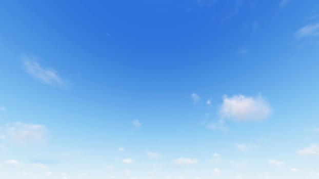 Cloudy blue sky abstract background, blue sky background with tiny clouds, 3d rendering

