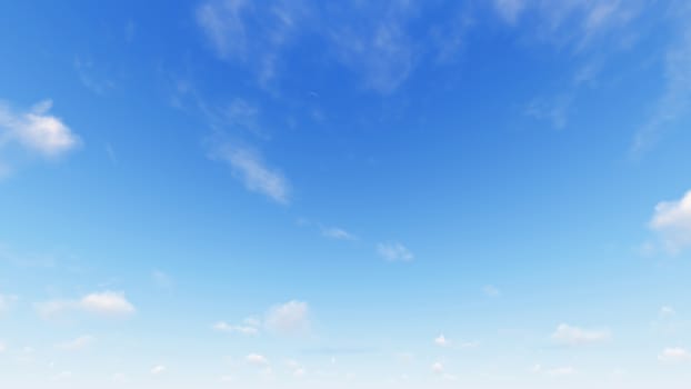 Cloudy blue sky abstract background, blue sky background with tiny clouds, 3d rendering

