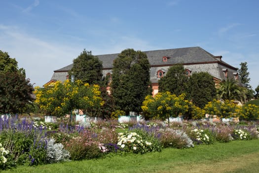 Orangerie garden in Darmstadt (Hesse, Germany)