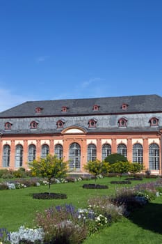 Orangerie garden in Darmstadt (Hesse, Germany)