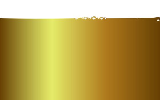 Gold drink as a background with surface bubbles and copy space