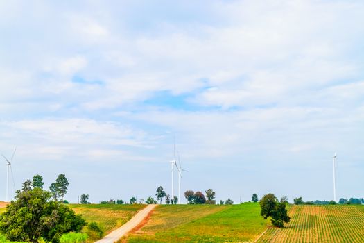 Electricity wind turbine tower generator