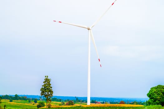 Electricity wind turbine tower generator