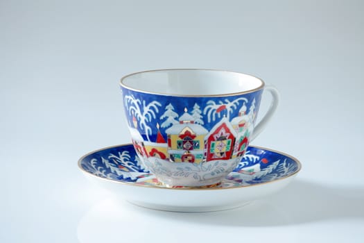 cup with a beautiful Christmas pattern