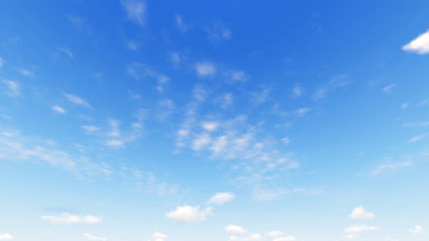 Cloudy blue sky abstract background, blue sky background with tiny clouds, 3d rendering

