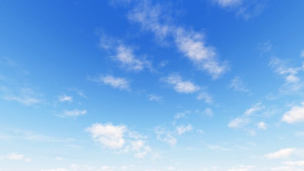 Cloudy blue sky abstract background, blue sky background with tiny clouds, 3d rendering

