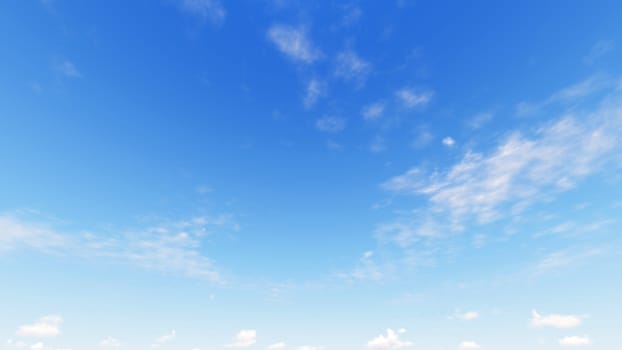 Cloudy blue sky abstract background, blue sky background with tiny clouds, 3d rendering

