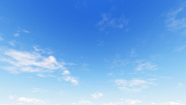 Cloudy blue sky abstract background, blue sky background with tiny clouds, 3d rendering

