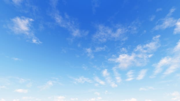 Cloudy blue sky abstract background, blue sky background with tiny clouds, 3d rendering

