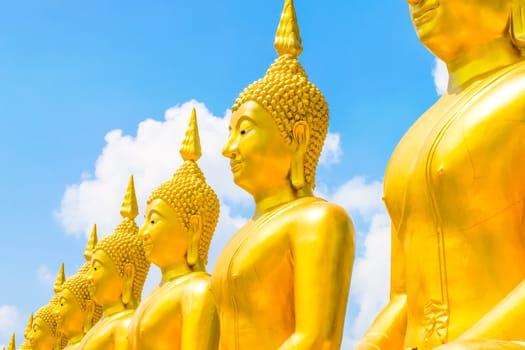 Buddha in thai temple