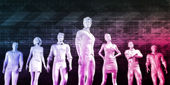 Human Resources Management Manpower Workforce Concept Art
