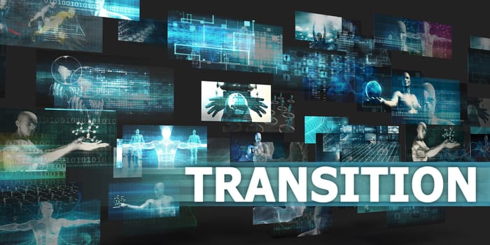 Transition Presentation Background with Technology Abstract Art
