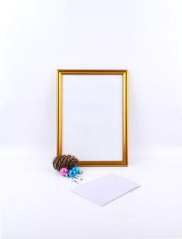 #116. Mock up objects isolated on a white background with copy space, front view. 