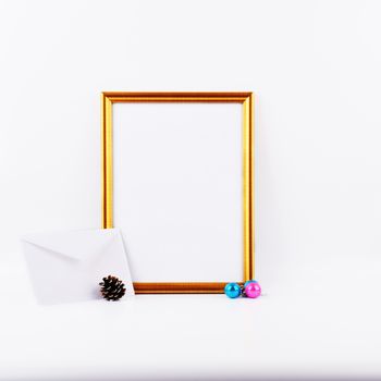 #120. Mock up objects isolated on a white background with copy space, front view. 