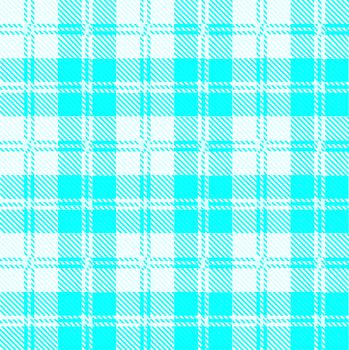 A pale blue and white tartan style background