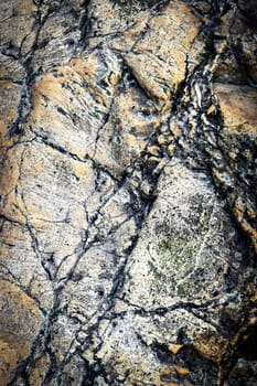 abstract background detail in dark orange colored rock