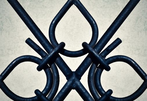 abstract background dark detail ornamental iron gates