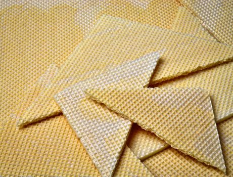 abstract food background sealing wafers for cuts