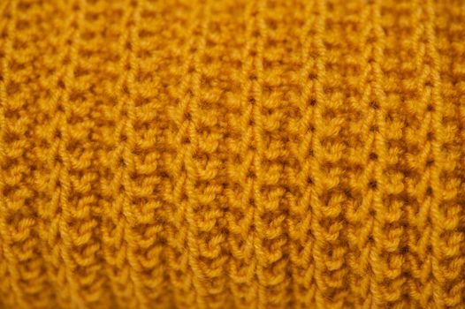 knitted fabric texture orange for background and text