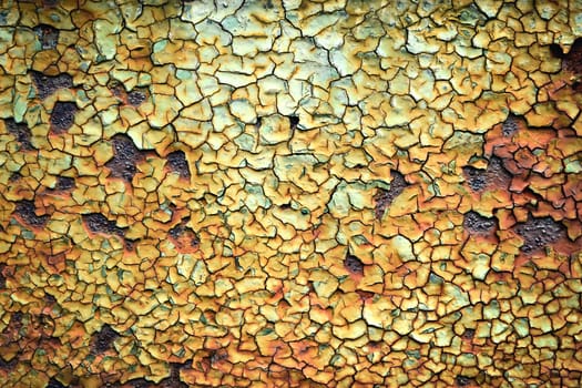 abstract background or Texture of old paint with cracks