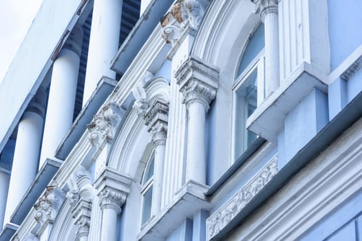 beautiful old architecture arches columns and pilasters.