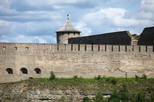 Ivangorod Fortress  on the border of Estonia and Russia