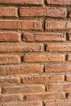 Vintage red brick wall texture background